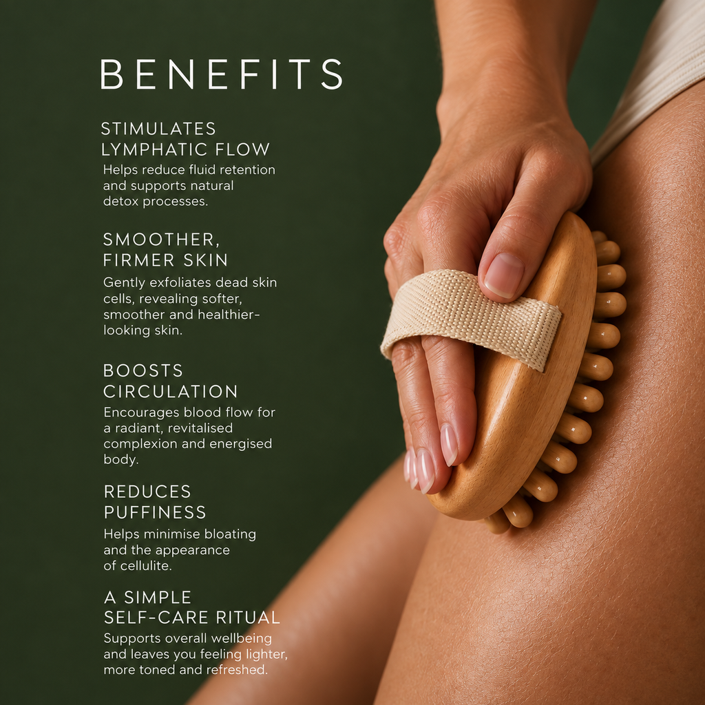 LYMPHATIC BODY BRUSH – Stimulate, Smooth & Revitalise